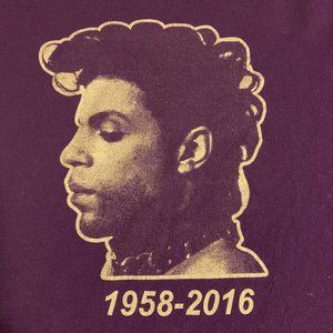 PRINCE Memorial Tee-Shirt - 1958-2016 - Size XL, Gildan 100% Cotton
